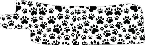 Nasogastric or Oxygen Tube Precut Adhesive Tape, Paws Theme x 10 Pack (Left Side)