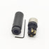 2Pcs M8 4 Pin Female Circular Connector, Field Assembly Wireable Sensor Straight Type A Code Adapter IP67 Waterproof Industrial Circular Connector 60V 4A AC/DC Unshiled
