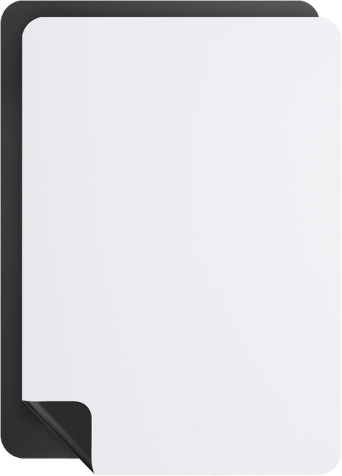 PATIKIL Magnetic Dry Erase Whiteboard Paper, 2 Pcs 17" x 12" Adhesive Round Angle Side Magnetic Whiteboard Paper