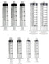 20 Pack 5ml Plastic Syringe Luer Lock With Measurement No Needle for Scientific Labs Liquid Measuring 5ml 20pcs