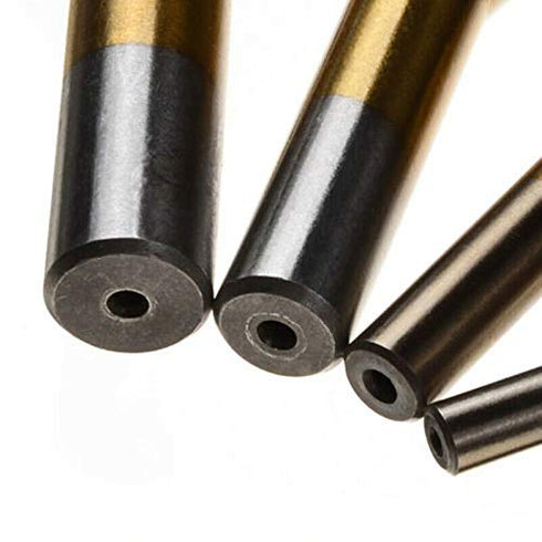 TJP 4pcs Chamfer Countersink Deburring Drill Bit, Crosshole Cutting Metal Wood Tools