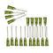Industrial Dispensing Needles with Luer Lock, 14 Ga x 1 Inch Length, Blunt Tip, Screw Interface, Pack of 100