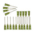 Industrial Dispensing Needles with Luer Lock, 14 Ga x 1 Inch Length, Blunt Tip, Screw Interface, Pack of 100