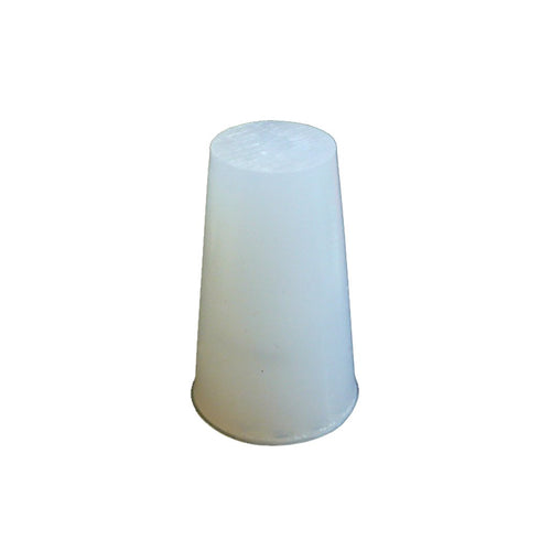 Solid Silicone Stopper, Size #0, Pack of 20