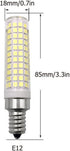 15W E12 LED Light Bulb Warm White 3000K, 136 LEDs 2835 SMD, Dimmable, 150W Halogen Equivalent, AC110V, E12 Base for Home Lighting, E12 LED Corn Light Bulbs, Pack of 4 by Edearkar
