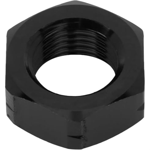 Speedway Motors 1/2-20 12 Pack 7075 3/4 Inch Black Aluminum Jam Nuts Fine Thread Includes RH and LH Alloy Hex for Heim