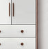 PIYYQNY 6 Pack 192mm/7.5 Inches) Drawer Handles Natural Wood Cabinet Pulls Drawer Wardrobe Wooden Handles Suitable