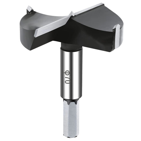 Carbide Forstner Drill Bit 2-3/4 Inch, Tipped Bit for Wood Drilling, Hinge Cutter Tool Kits for Hard Wood, Plywood,