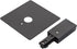 mirrea Black H Type Live End Connector for Ceiling Track Lighting