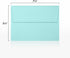 LUXPAPER A7 Invitation Envelopes, 50 Pack, Seafoam, for 5 x 7 Cards, with Peel and Press Seal