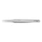 Excelta Ultra-Precision Tweezers, Professional Straight Tapered Flat Point, 4.75" Length, 0.059” Wide, Anti-Magnetic