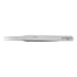 Excelta Ultra-Precision Tweezers, Professional Straight Tapered Flat Point, 4.75" Length, 0.059” Wide, Anti-Magnetic