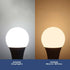LED Light Bulbs, 25W Equivalent, Daylight White 6000K, E26 120V A15 3W, Not Dimmable, Pack of 6