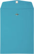 JAM PAPER 9 x 12 Colored Envelopes with Clasp Closure, Blue, 50/Pack