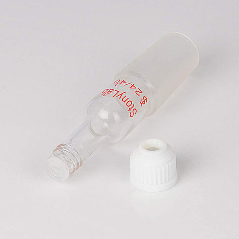 StonyLab Thermometer Inlet Adapter with 24/40 Inner Joint, 80mm Height for Distillation Apparatus