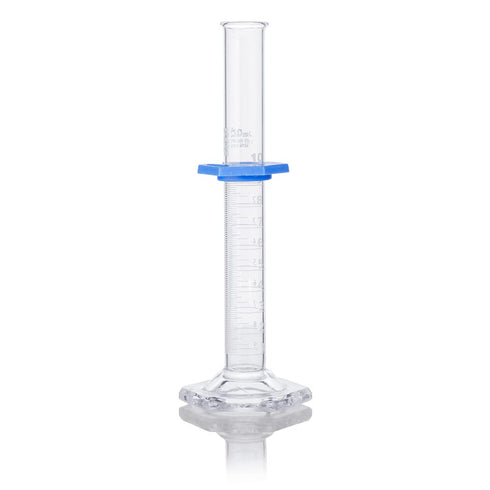 Graduated Cylinder, Globe Glass, 10mL, Class A, to Deliver (TD), Dual Grads, 3.3 Borosilicate Glass, ASTM E1272, 1/Box