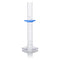 Graduated Cylinder, Globe Glass, 10mL, Class A, to Deliver (TD), Dual Grads, 3.3 Borosilicate Glass, ASTM E1272, 1/Box