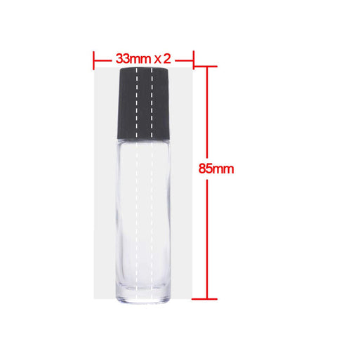 200 PCS Heat Shrink Wrap Bands for 10ml Roller Bottles, Clear Perforated Sleeves for Lip Gloss, Perfume, Essential Oil