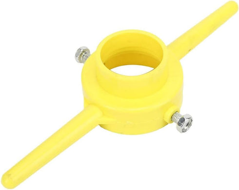 Plastic Pipe Die, PVC Thread Tool Maker NPT Circular Die Set for Durable Thread Plumbing Manual Hand Tool