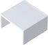 dohobby White Thickened Plastic Sticky Note Holder - Convenient Note Storage Box for Office and Home Desk Organizers
