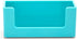 Poppin Business Card Holder - Holds 90 Cards, Easy-Access Open Front, Aqua Colorful Design