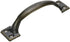 10Pcs Rustic Gate Handle Pulls, 4 Inch Vintage Utility Door Pulls for Home Improvement, Bronze with Screws