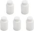 Othmro 5Pcs 150ml Plastic Bottle Lab Cylindrical Chemical Reagent Polyethylene Wide Mouth Liquid Solid Sample Sealing