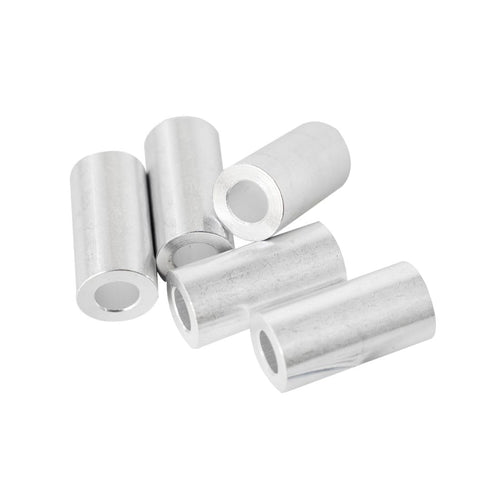 Aluminum Spacer 3/4" OD x 3/8" ID, Round Unthreaded Standoff Bushing, Fits 3/8" or M10 Screws, 10 Pack