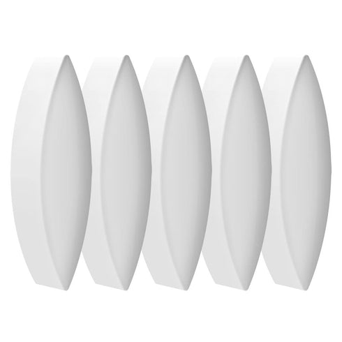 stonylab Magnetic Stir Bar, 5-Pack 50 mm Laboratory Stir Plate Bar Set for Stirrers, Olive Shape, PTFE-Coated
