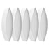 stonylab Magnetic Stir Bar, 5-Pack 50 mm Laboratory Stir Plate Bar Set for Stirrers, Olive Shape, PTFE-Coated