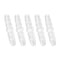 Quickun Plastic Hose Barb Fitting, 1/4" x 1/4" Barbed Splicer Mender Joint Adapter, Pack of 5