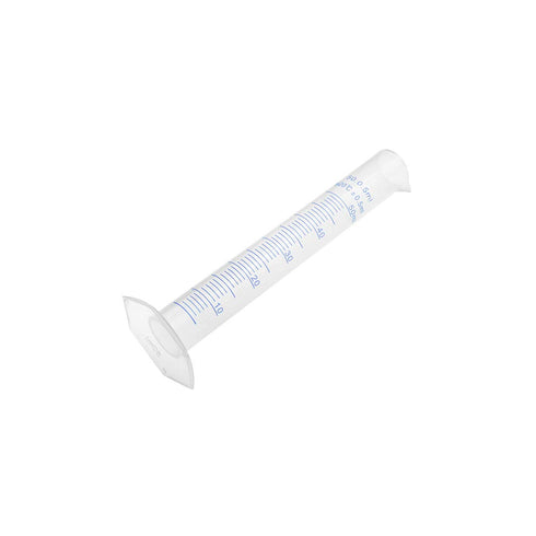 Geesatis 10 Pcs Plastic Measuring Cylinders, 50 ml Lab Test Graduated Measuring Cylinder