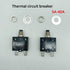 125-250V AC 35A Circuit Breaker, Push Button, Thermal Overload Protector, Manual Reset L1 Series