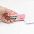 Hand Held Plier Stapler, Mini Manual Pink Stapler, 25 Sheet Capacity for Desk Home Office Supplies