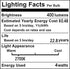 E14 G45 Dimmable LED Globe Filament Bulb, 4W, 40W Equivalent, Warm White 2700K, 6 Pack