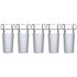 Hex Head Hollow Glass Stopper, 24/40 Size Flask Stopper for Laboratory Use (5 Pcs)