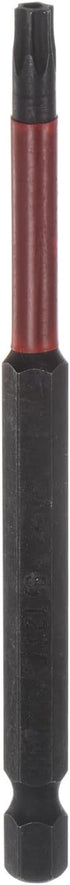 T25 Impact Rated Torx Bit, 1/4" Hex Shank, 4" Length Magnetic Security Star Screwdriver Power Tool