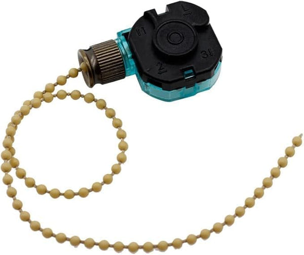 JUSTAUS Home Ceiling Fan Light Lamp Replacement Parts 3position 4 Wire Pull Chain
