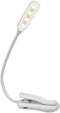 QEBIDUM Clip On Book Reading Light for Bed, Clamp On Book Light with