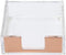 MultiBey Sticky Notes Memo Pad Holder Dispenser, Rose Gold Desk Organizer for Office