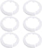 uxcell 89mm Pipe Cover Decoration - PP Plastic Water Pipe Escutcheon White 2pcs