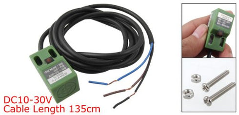 uxcell a11021800ux0169 SN04-N DC 10-30V 200mA NPN NO 3-Wire 4mm Approach Sensor Inductive Proximity Switch