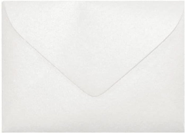 LUXPaper #17 Mini Envelopes, 2 11/16" x 3 11/16", Crystal Metallic, 80lb. Text, 50 Qty