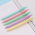 Kaco Pure Retractable Gel Ink Pens, 5-Pack Macarons Color, Black Ink 0.5mm Extra Fine Point