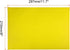 Dry Erase Magnetic Sheet - 11.7 Inch x 8 Inch, Yellow, 5 Pack