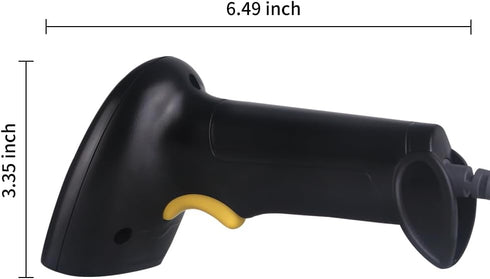 Fangtek 1D Handheld USB Barcode Scanner Wired Bar Code Reader for Supermarket, Convenience Store, Warehouse