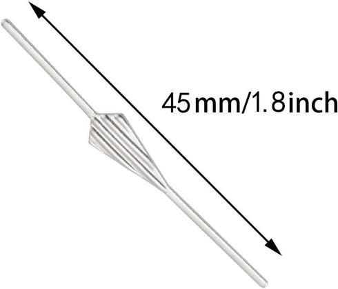 ITROLLE 200PCS 45mm Chandelier Connector Clip Stainless Steel Chandelier Lamp Bow Tie Connectors Chandelier