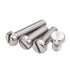 Generic 304 Screw(500Pcs,8mm,M2.5) Slotted Cheese Head Screws Cap Stainless Steel
