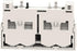 Schneider Electric GPEFC11 Easy TeSys Auxiliary Contact Block, 1 NO and 1 NC, Top Mount, for GP2E Manual Motor Starter