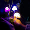 Tuelaly Cute Night Light, 5PC Creative Mushroom LED Avatar Night Light Bed Saving